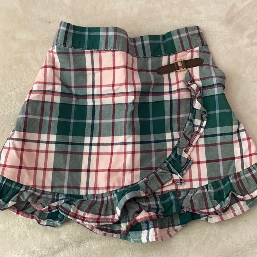 Janie jack 5 years old wrap leather buckle skirt